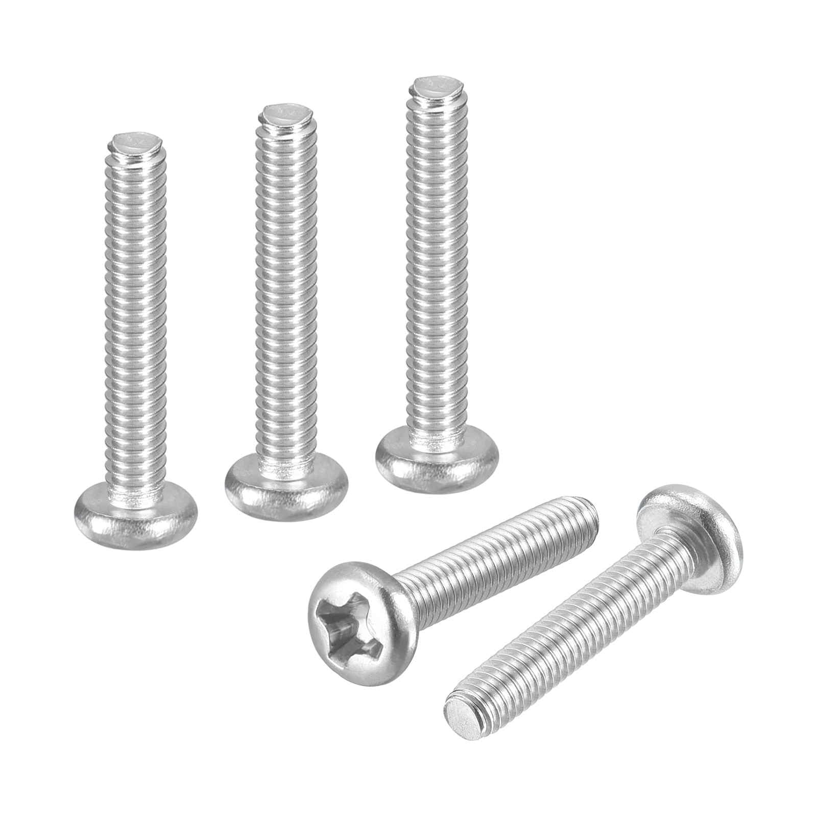 DTGN M2-0.4x12 Pan Head Machine Screws - 120pcs - Good for Machinery - 304 Stainless Steel Phillips Machine Screws Bolts - Silver โ image 1