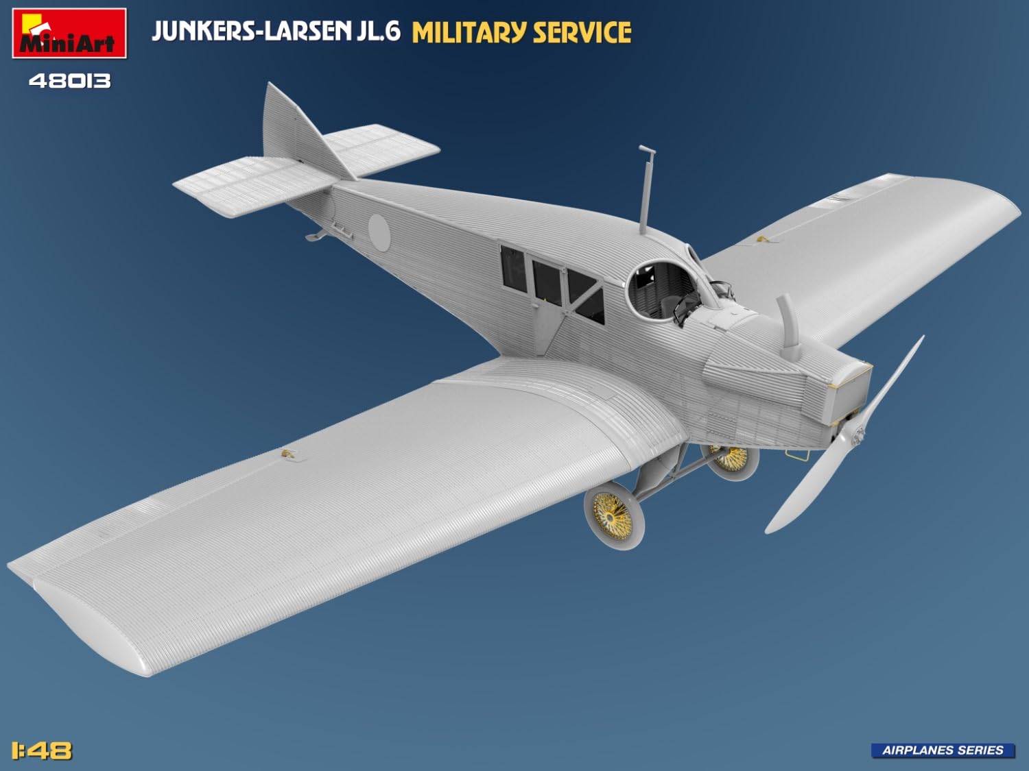 Mini Art 48013 1:48 Junkers-Larsen JL.6. Service Militaire - Reproduction fidèle, modélisme, kit Plastique, Bricolage, Loisirs, Collage, kit modèle, à Assembler