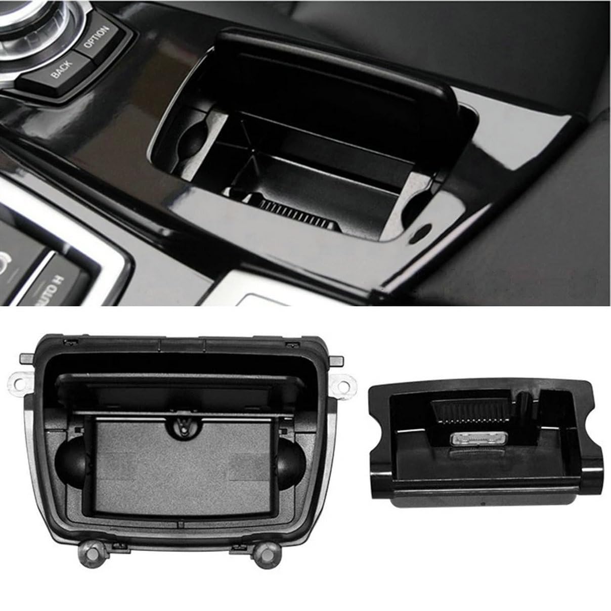 Car Center Console Ashtray Fit for BMW 2011-2013 528i 535i 550i F10 F11 Replacement #51169206347