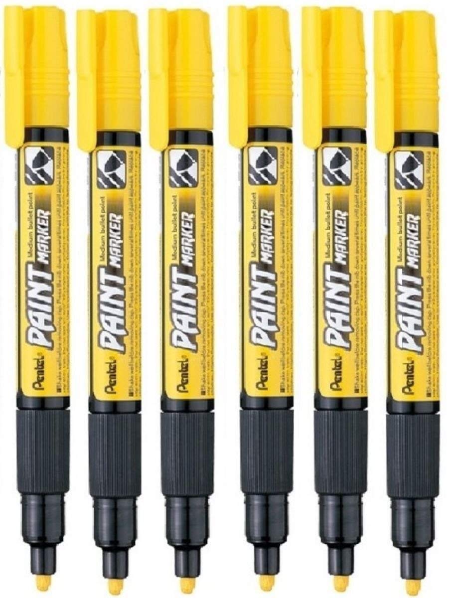 Buy Pentel Yellow Permanent Paint Marker Pen Colour Paint Pens Metal