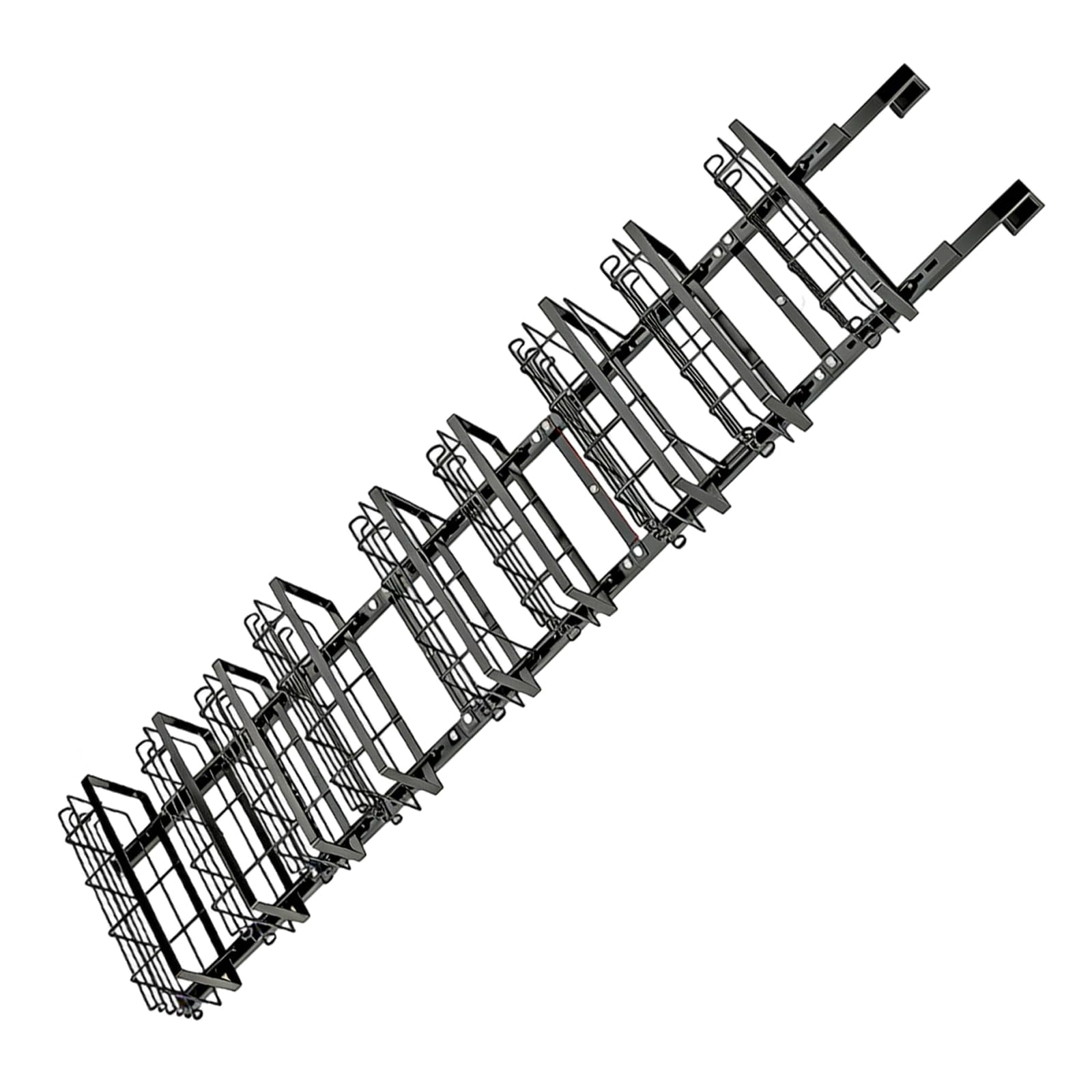 ZEPFJHE Multipurpose 9 Shelf Wall Attached Holder Great for Enhancing Small Living Areas Hanging Door Rack