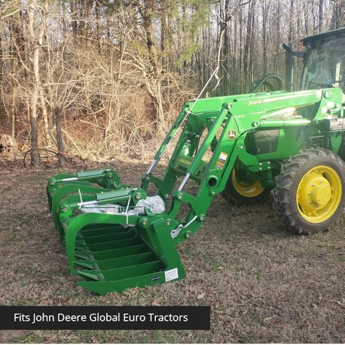 Titan Attachments GJD72BUCKET 72In Global Euro Root Grapple Bucket Attachment Fits John Deere Tractors thumb #2