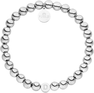 Purelei Buchstaben Armband Anxiety– Accessoire mit Bedeutung – Wasserfester Schmuck – mit Buchstaben aus langlebigem Edelstahl - Verstellbar – Modeschmuck für deinen individuellen Look