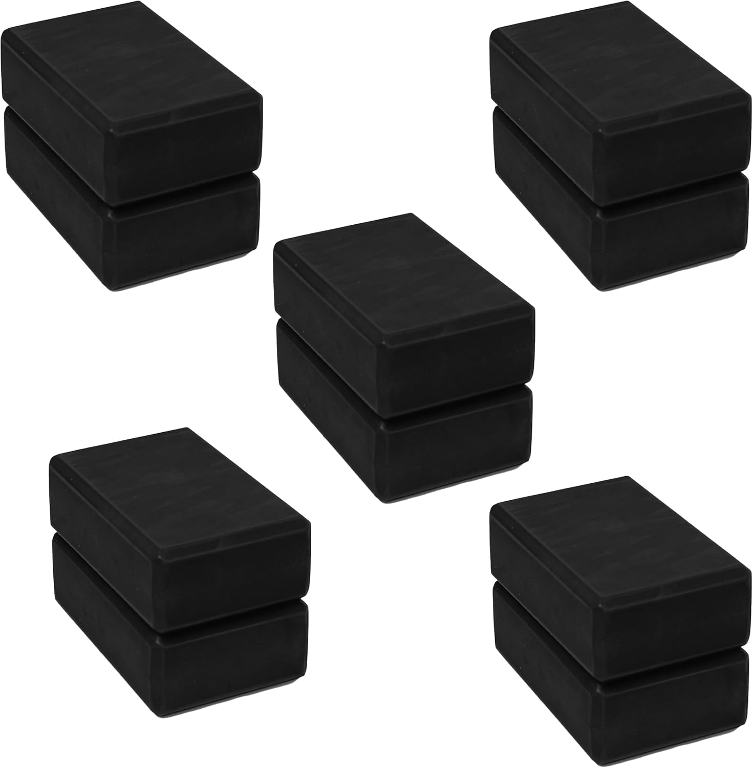 3" Yoga Block, 10 Pack Bulk EVA Foam Yoga Blocks, Firm and Supportive Yoga Brick, Balance Foam for Stretching, Pilates, and Workout, 3" x 6" x 9"