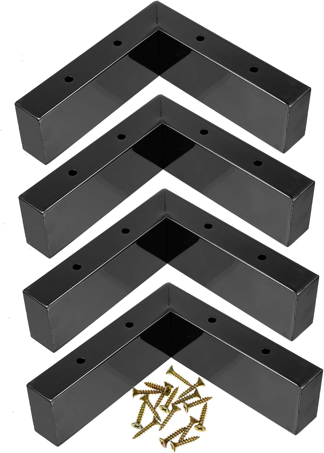 NUOBESTY 4PCS Heavy Duty Bed Risers Adjustable Furniture Levelers for Sofa Cabinet and Table Suitable for Hardwood Floors Heightening Pads for Furniture Stability