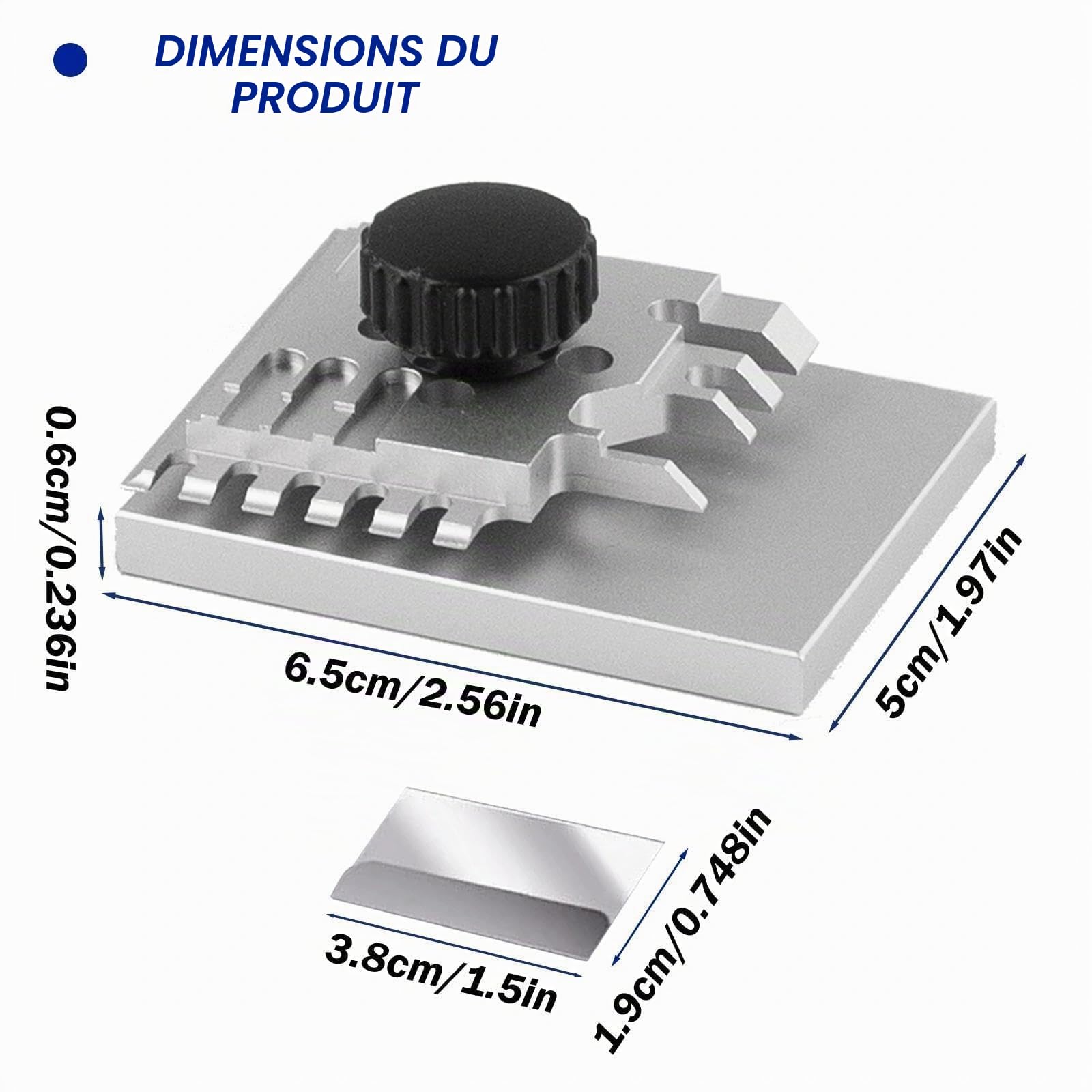 Cintreuse en métal pour pièces gravées photo - Outil de cintrage en métal - Outil de pliage pour modélisme, accessoires de loisirs créatifs (4552)