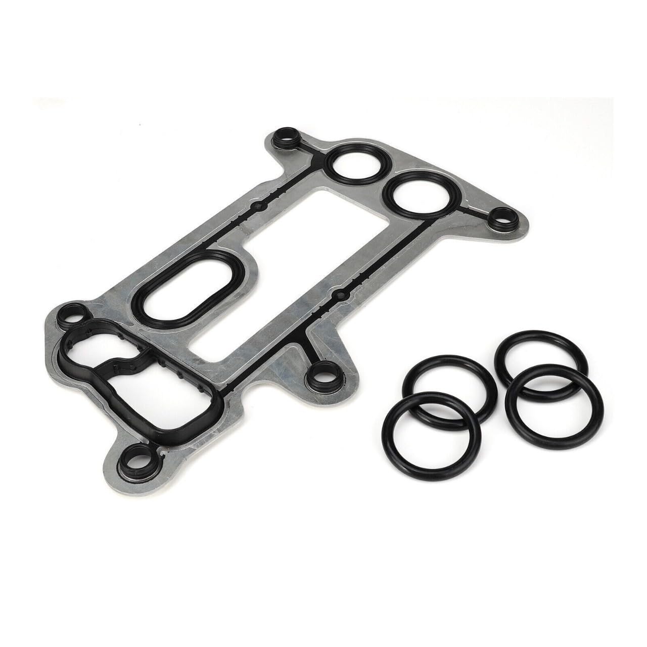 Motore Radiatore Olio Alloggiamento Guarnizione con O-Ring Kit Guarnizione Filtro Olio Guarnizione Alloggiamento Filtro Olio Lega di Alluminio Alloggiamento Filtro Olio Guarnizione Kit