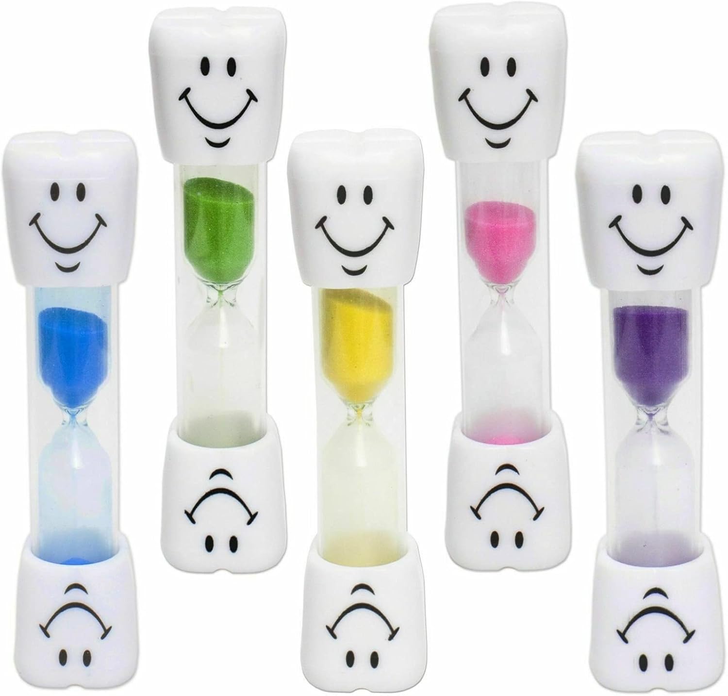 Kids 2 Minute Sand Timer Toothbrush, Random Colour, Single/Twin Pack ...