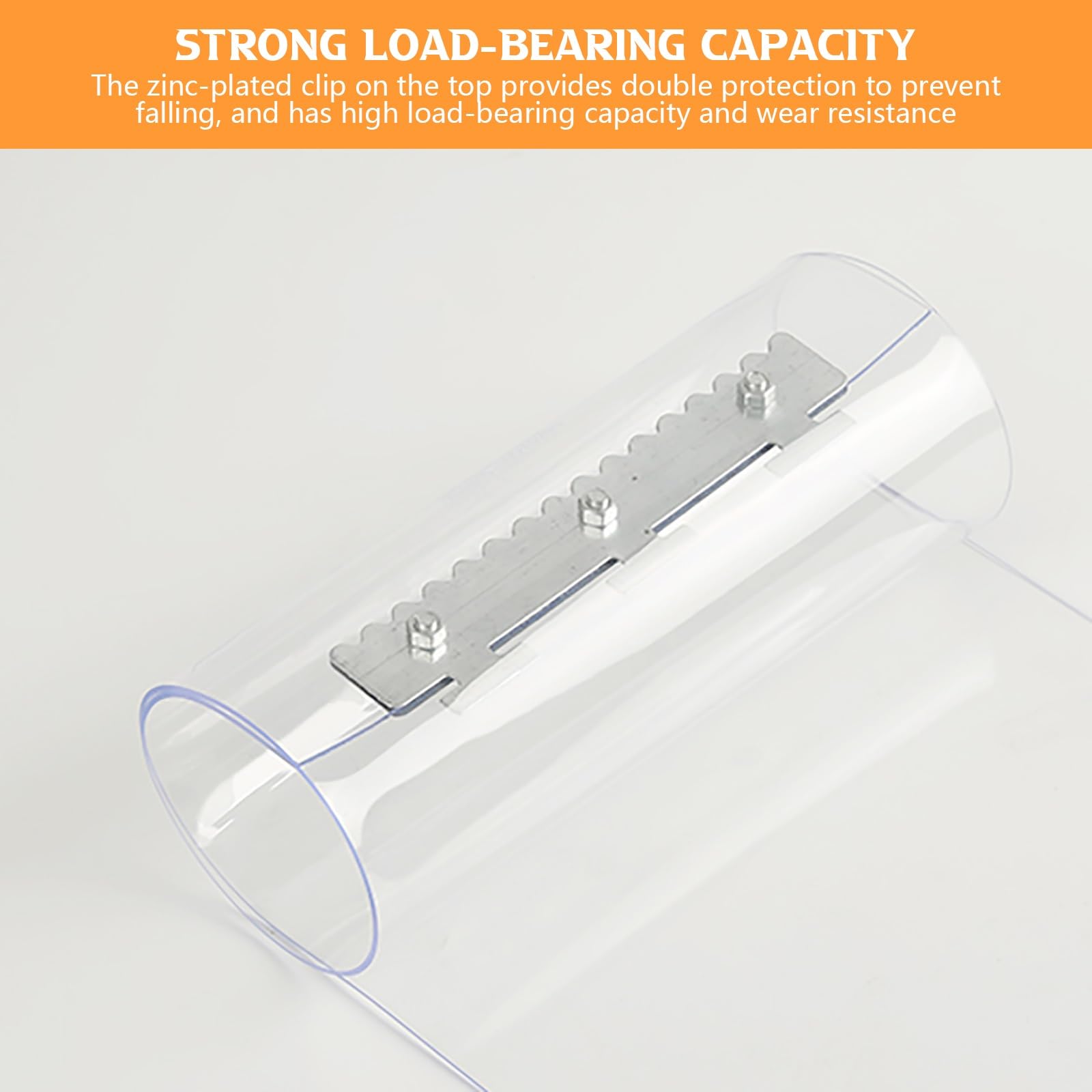 Rideau à Lanières PVC Rideau industriel à lanières Épaisseur 2,8 mm Isolant Rideau de Porte lanieres Grande transparence Facile à installer Convient à une utilisation intérieure et extérieure(