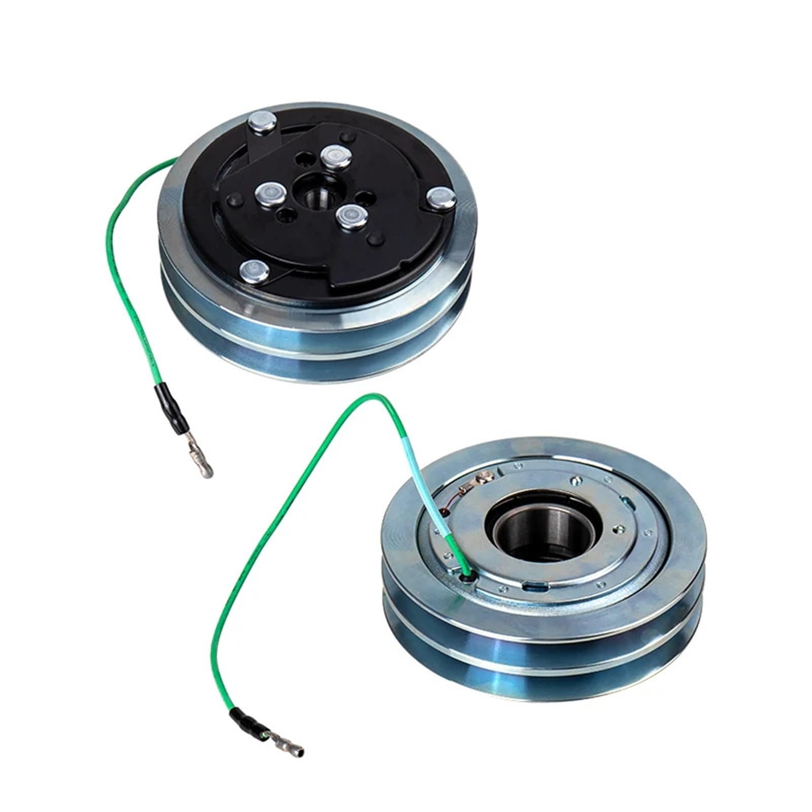 Qiuymgfg 24V Ac Compressor Clutch Kit For A-Belt, 12V & Options Sd507 5H11 Ac Compressor Clutch Assembly: 125Mm 2-Groove Pulley(24V)