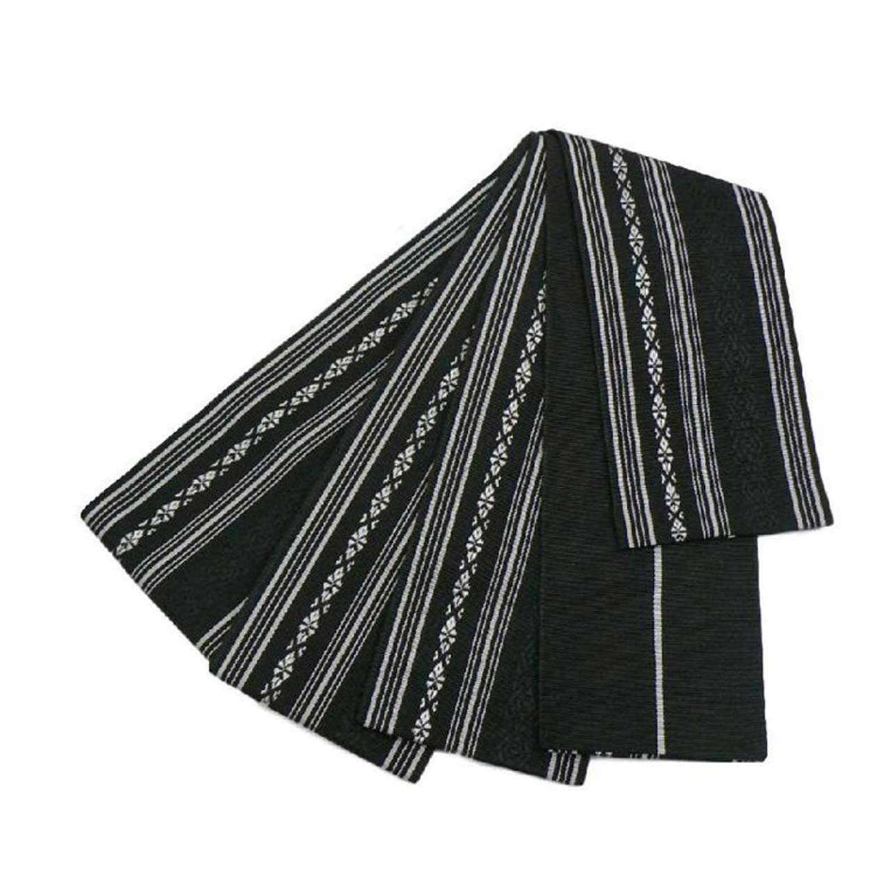 Amazon | [きもの大岡] 男男帯・紳士角帯・本場筑前博多織・献上柄