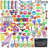 Amy&Benton 120PCS Carnival Prizes for Kids Birthday Party Favors Prizes Box Toy Assortment for Classroom