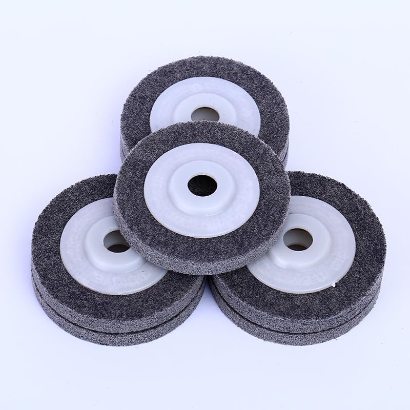 Grinding Wheels,Carving Disc, Fiber Polishing Wheel Non Woven Abrasive Disc 4inch Grinding(2pcs,12P)