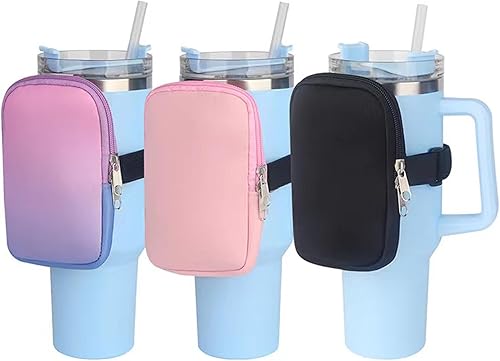 Bolsa para botella de agua, accesorios para vasos de gimnasio compatibles con Stanley Quencher Adventure de 40 onzas e IceFlow de 2030 onzas, disponible en Yaxa Peru