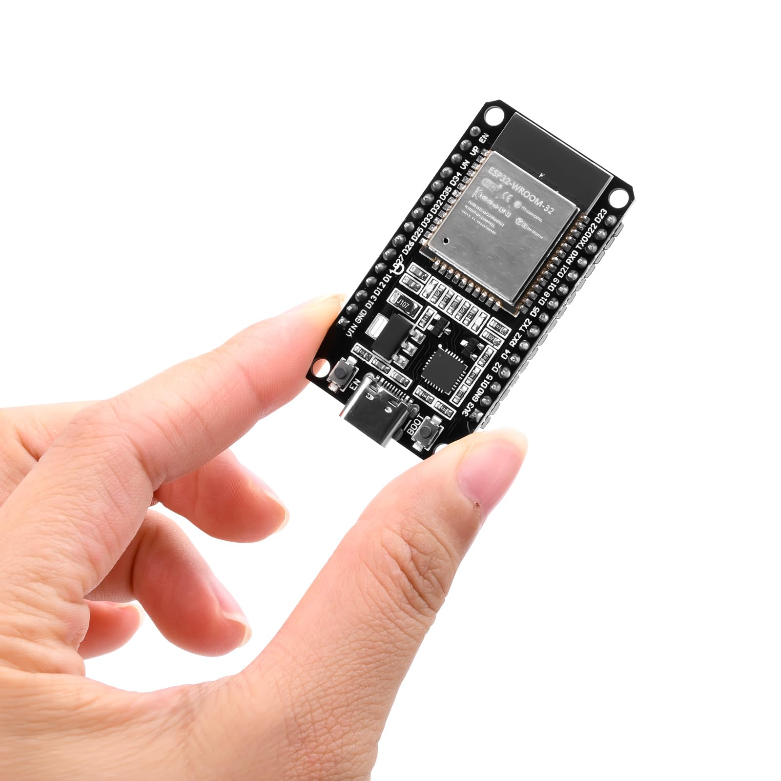 Scheda Sviluppo ESP32 WROOM 32 Con USB-C - WiFi E Bluetooth Per Progetti IoT - Foto 5