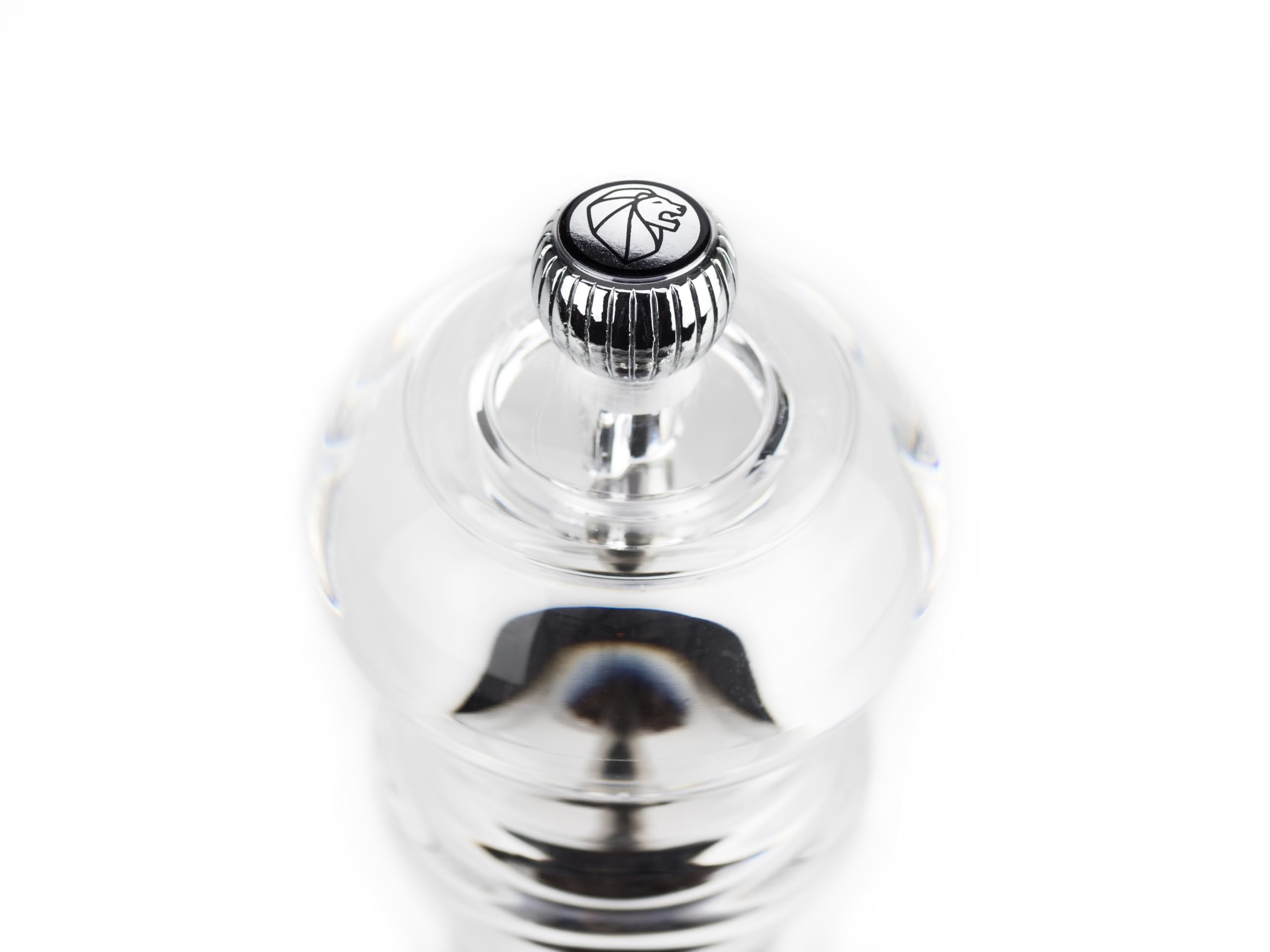 PEUGEOT - Pfeffer- und Salzmühle 18 cm - Transparent | Klassische Einstellung - Zirlion-Mahlwerk - Acryl | Klassische Einstellung - Zirlion-Mahlwerk - Acryl