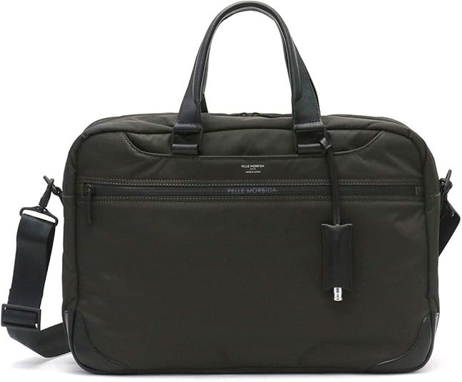 ペッレモルビダ　ビジネスバック　ハイドロフォイルブラック 美品】ペッレモルビダ ハイドロフォイル 2層式 2way ビジネスバッグ 黒