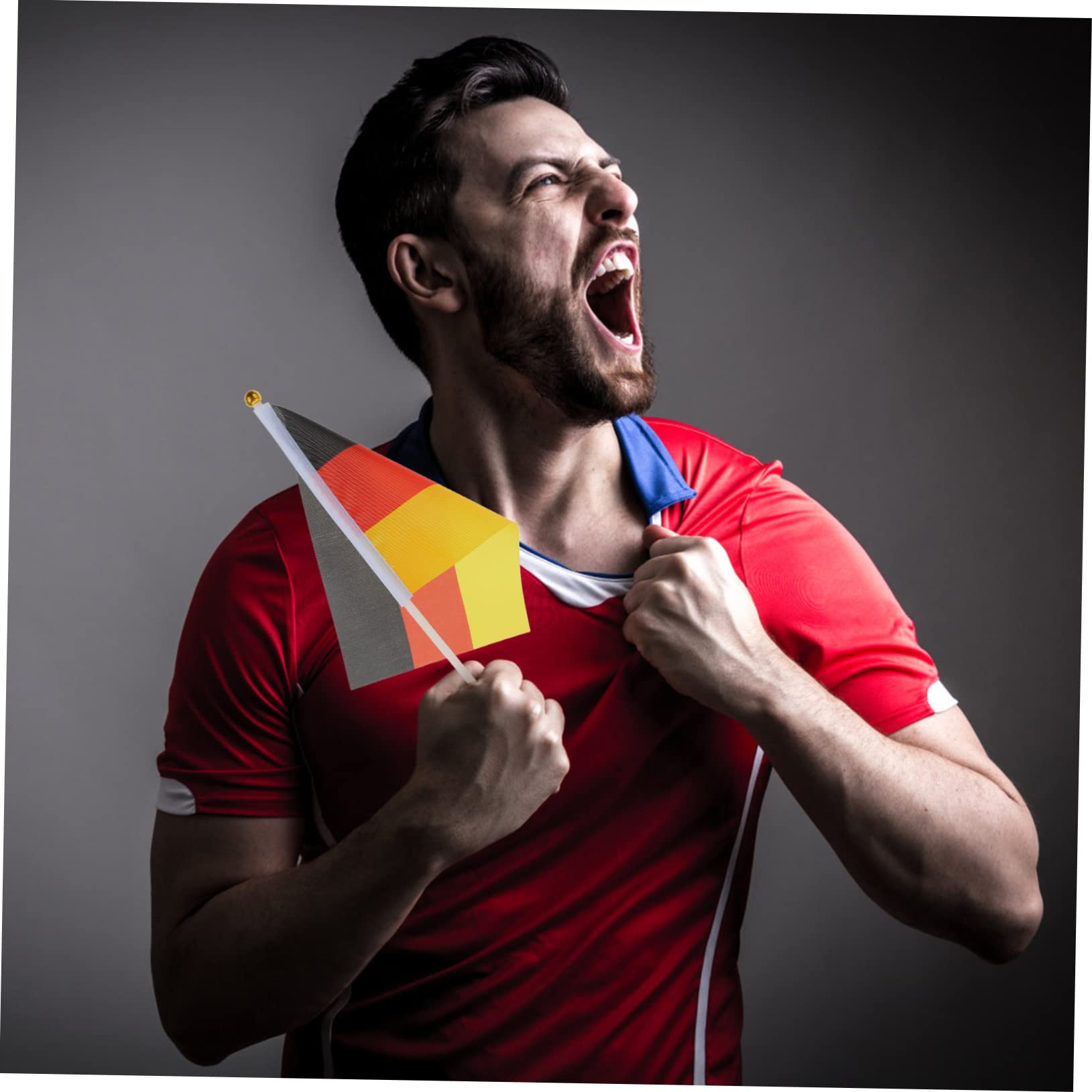 BESPORTBLE 200piezas Banderines De Fútbol Banderas Portátiles Para Eventos Deportivos Para Celebraciones y Animación Fiestas Diseño Vibrante y Resistente