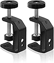 Universal C-Clamp With 1/4 And 3/8 Thread Hole For Desktop Mount Holder LCD Monitor Flash Desks Carts Benches Worktables (2)