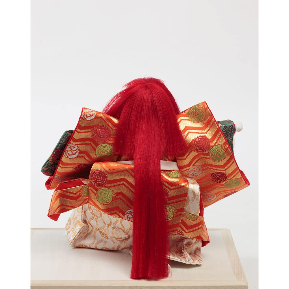 Amazon.co.jp: 久月official 日本人形 連獅子 清村好英作 正絹7号