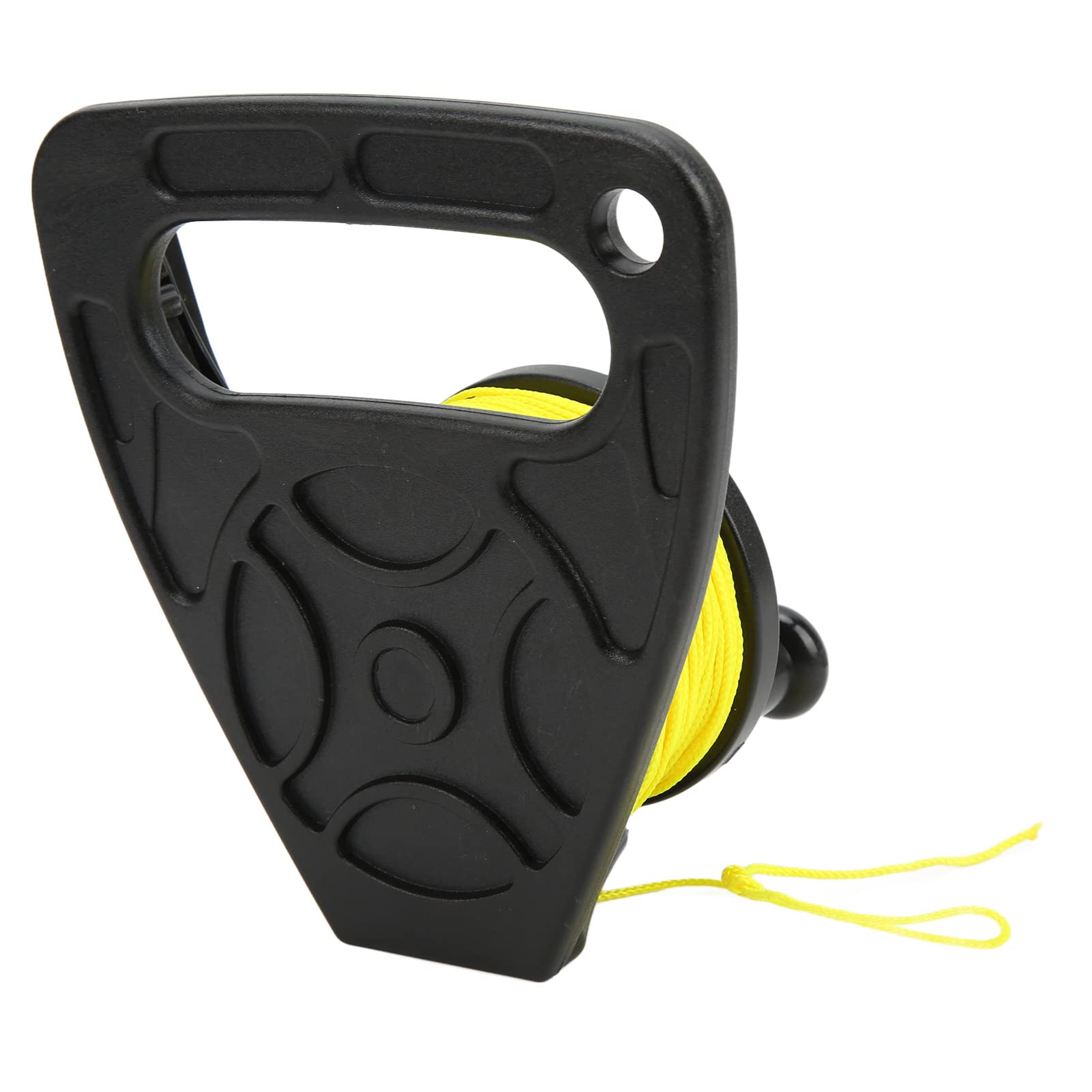 Bewinner Tragbare Tauchspule, 46 M / 150,9 Ft Scuba Dive Reel Kayak Anker mit Daumenstopper, für Unterwasser Taucher Wassersport