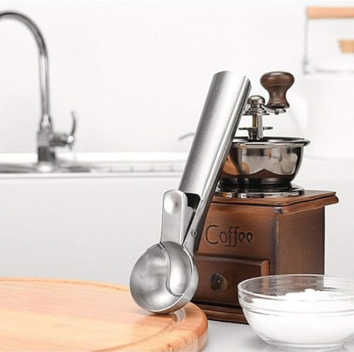 Miniatura 2 de Cuchara para helado antiadherente de acero inoxidable, 2 unidades, Plateado