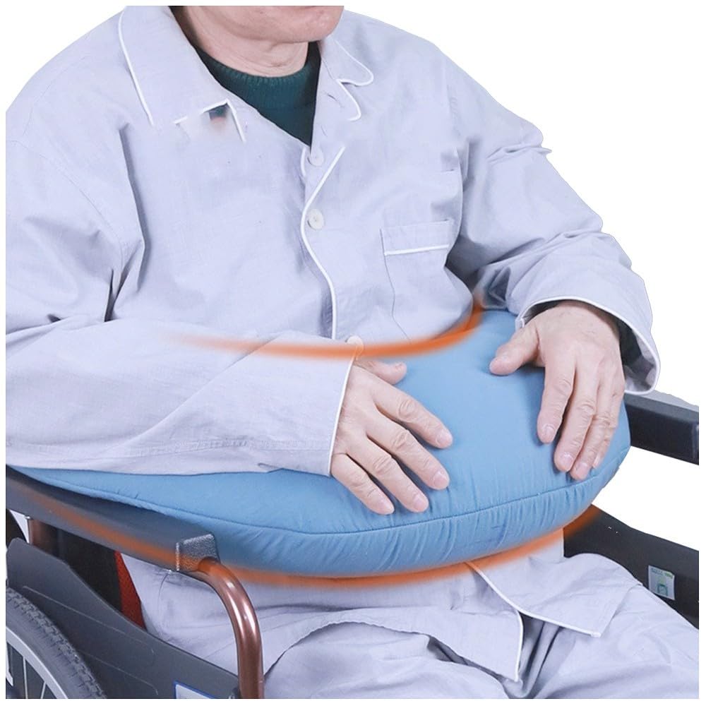 Almohadilla para reposabrazos de silla de ruedas, soporte antiinclinación, ajustable, transpirable, multifunción, almohadilla de lactancia para ancianos y discapacitados
