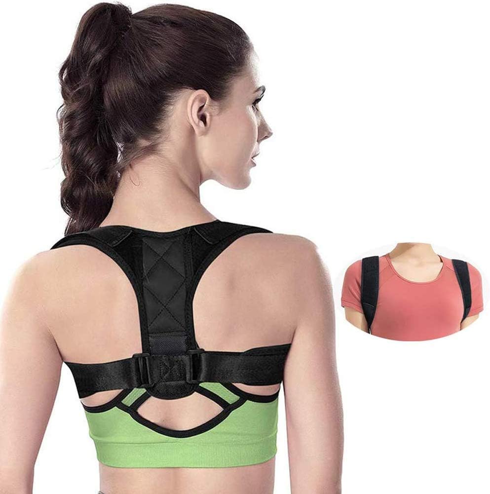 Posture Corrector for Women Men, Adjustable Upper Back Corrector Brace For Clavicle Support And Pain Relief From Neck, Back & Shoulder, Posture Trainer and Straightener