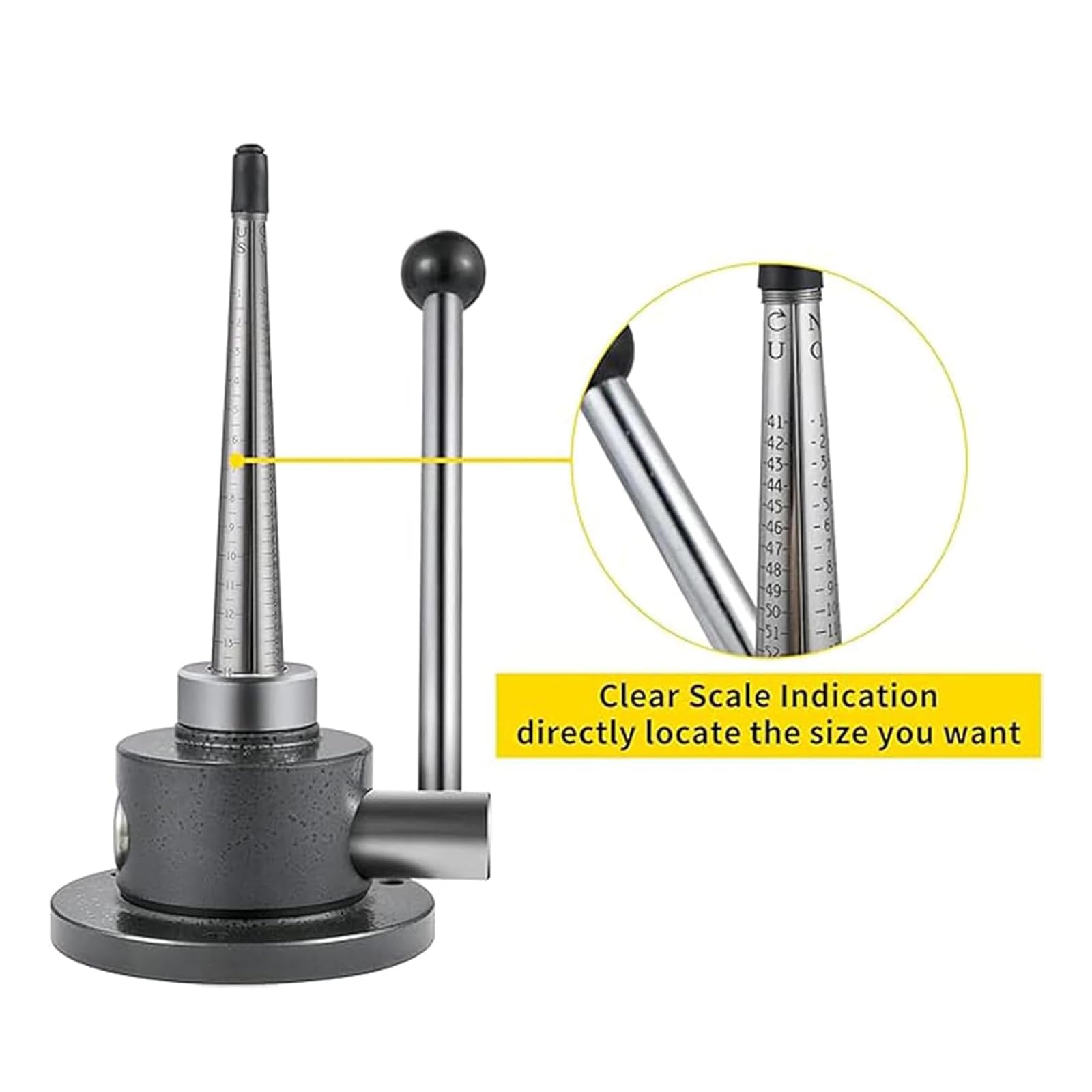 Ajustador de tamaño de anillo para anillos sueltos, medidor de tamaño en espiral para un ajuste cómodo, herramienta de reparación de joyas para hombres y mujeres, kit de medición de anillos grandes y