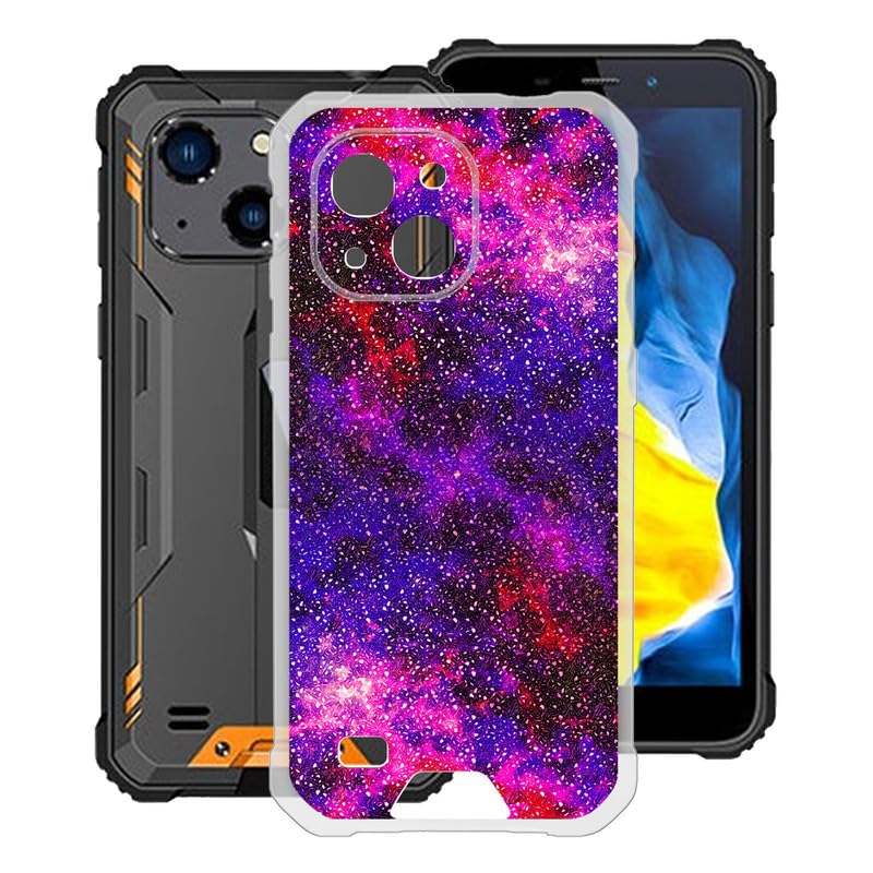 KJYFOANIPhone Case for Oukitel WP32 (5.93"), Shockproof Bumper Soft Cover Shell, [Ultra-Slim Stylish X Anti-Yellowing] Protection Case for Oukitel WP32, for Women/Girl - Nebulae
