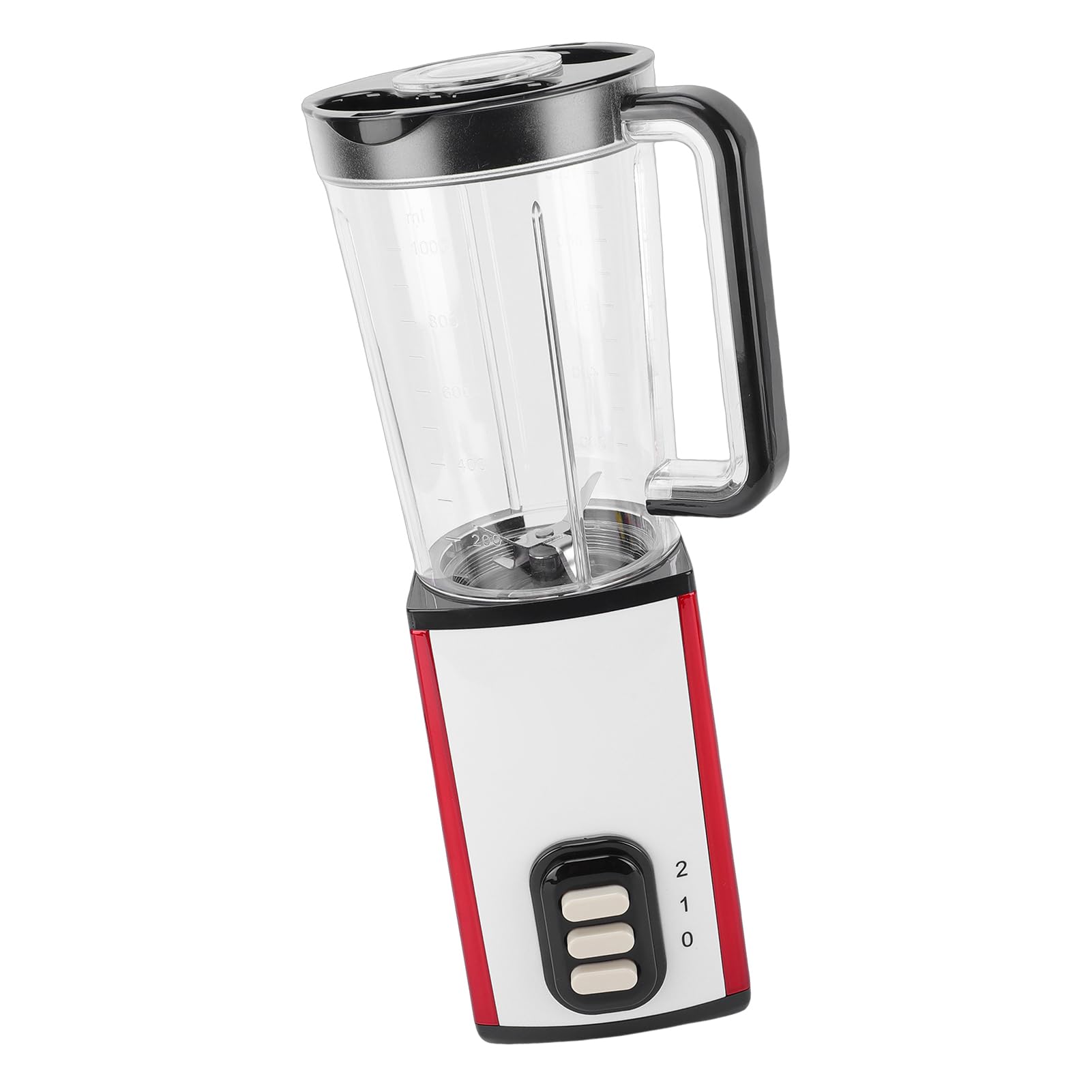 Sonew Kompaktowy Blender do Ekspresu o Mocy 300 W z Kubkiem o Pojemności 1 L, 2-biegowy Blender Elektryczny do Owoców, Warzyw i Lodu, Przenośny Mały Domowej Kuchni W Podróży, na siłownię (wtyczka UE)