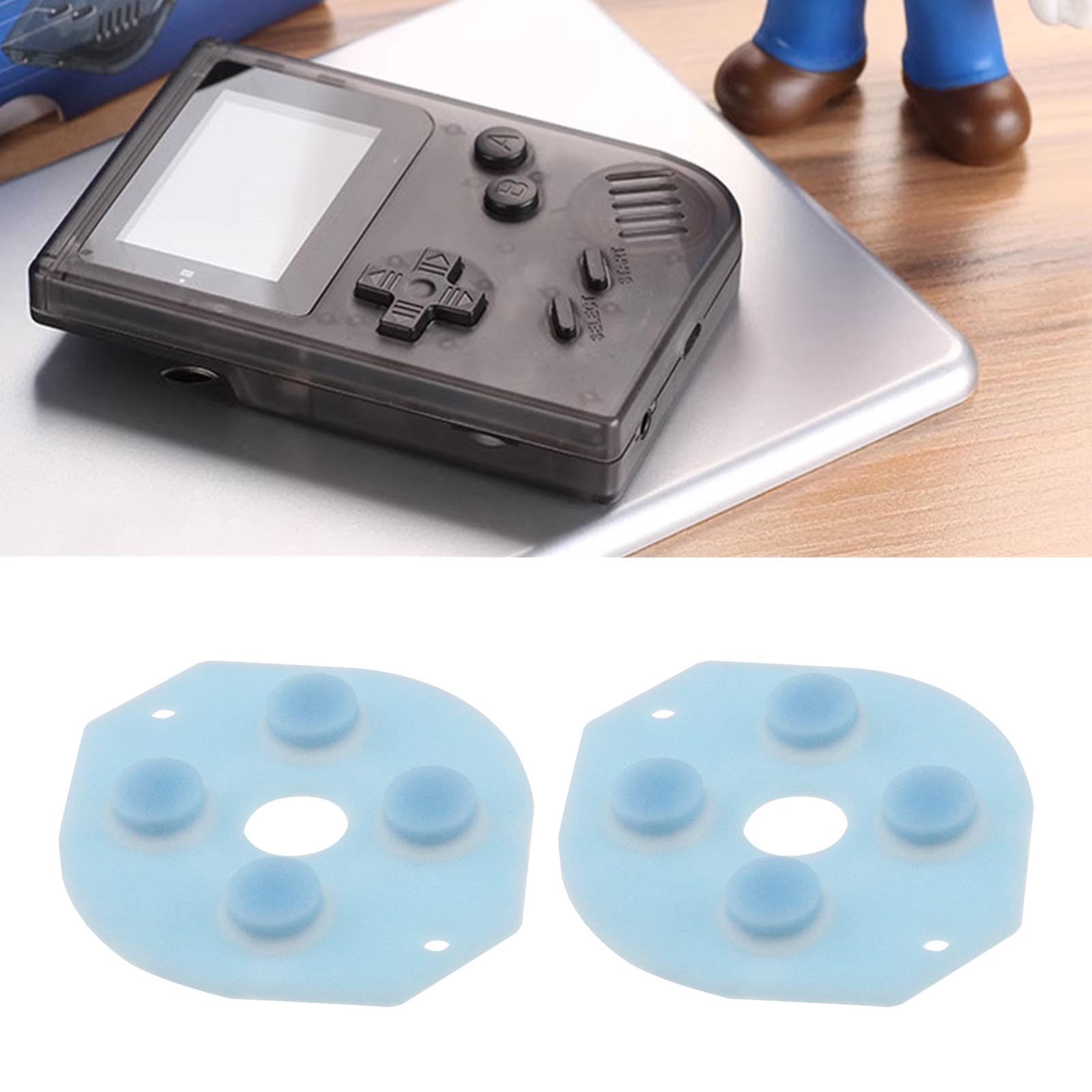 The Lord of the Tools 4 Juegos de Botones de Contacto Almohadillas Conductoras para Pieza de Reparación de Repuesto Compatible con Gameboy Classic
