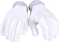 Vista 2 de Flashing Panda Guantes LED Raver, 6 modos, RGB Multicolor, Blanco, Blanco