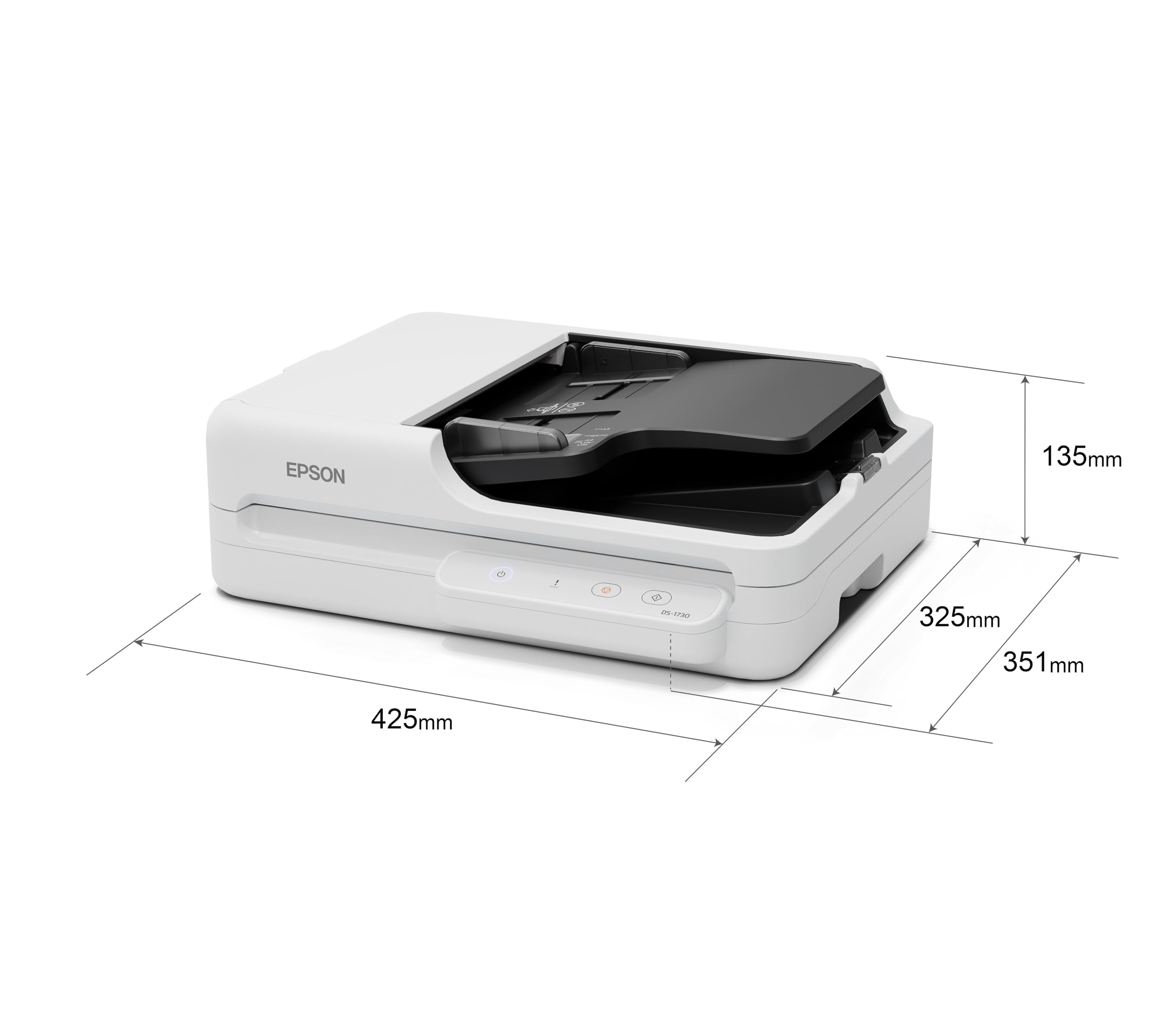Epson Workforce DS-1730 Scanner Compact à Plat pour Petites Entreprises et Bureaux à Domicile