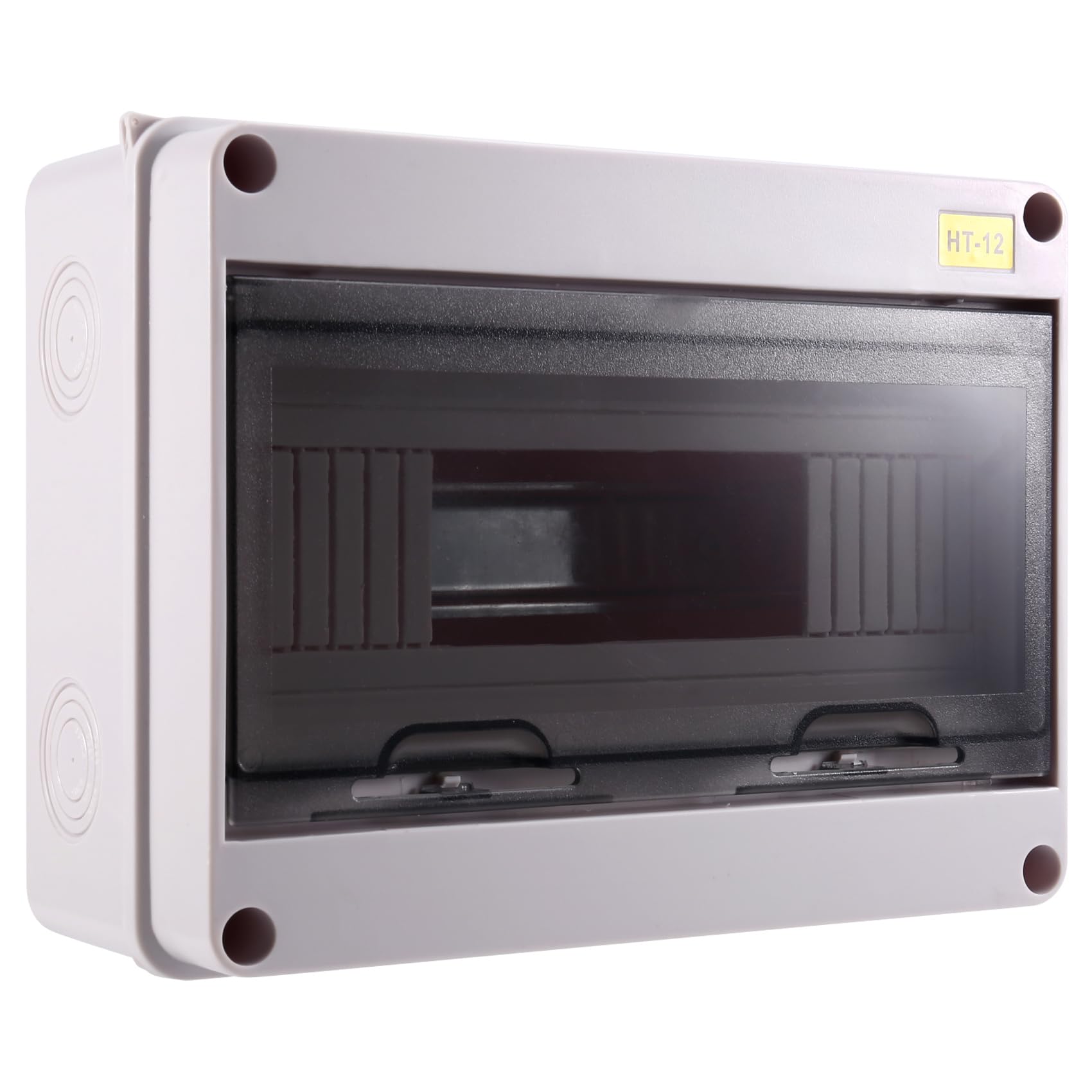 detee HT-12 Way IP65 Mcb Breaker Box Distribution Protection Box ABS Power Electronic Din Rail Enclosure for Circuit Breaker