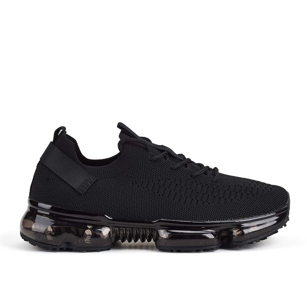 LUCKY STEPWomen Air Cushion Breathable Sneakers - Mesh Lightweight Sock Walking Shoes