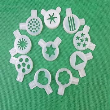 Ice Cream Machine Nozzle Accessories,Modeling ice Cream Cap,Modeling Caps Fittings Soft Serve Ice Cream Machine Spare Parts Lids Nozzle Accessories 29mm Inner Diameter 10PCS