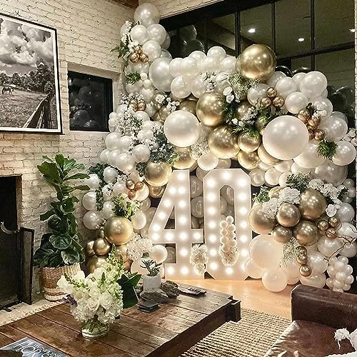Image of KALOR White Balloons,100 Pcs 5 Inch Mini Matte Latex Balloons for Balloon Garland Arch, Birthday Decoration, Wedding Party, Baby Shower Decorations
