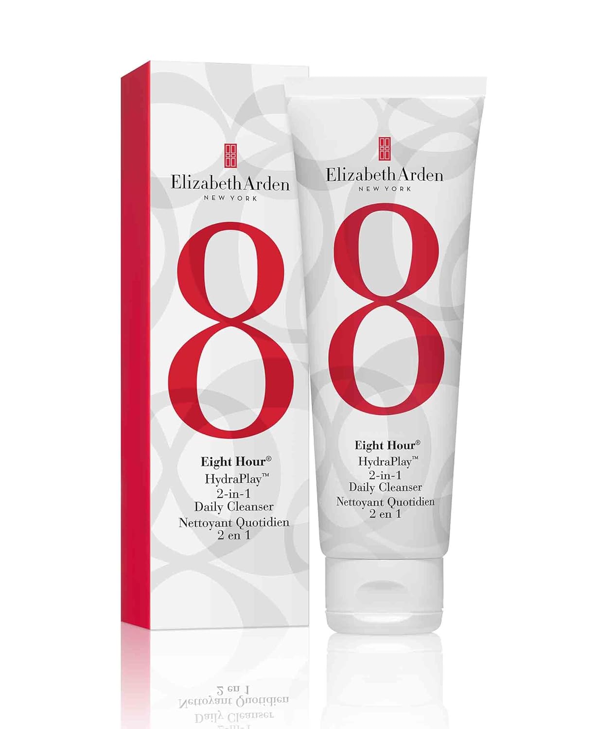 Elizabeth Arden Eight Hour HydraPlay 2-in-1 Daily Gentle Cleanser and Pore Minimizer Mask, Hydrating Face Wash with Kaolin Clay & Glycerin, Non-Comedogenic, Vegan, For All Skin Types, 4.2 oz. - Image 2