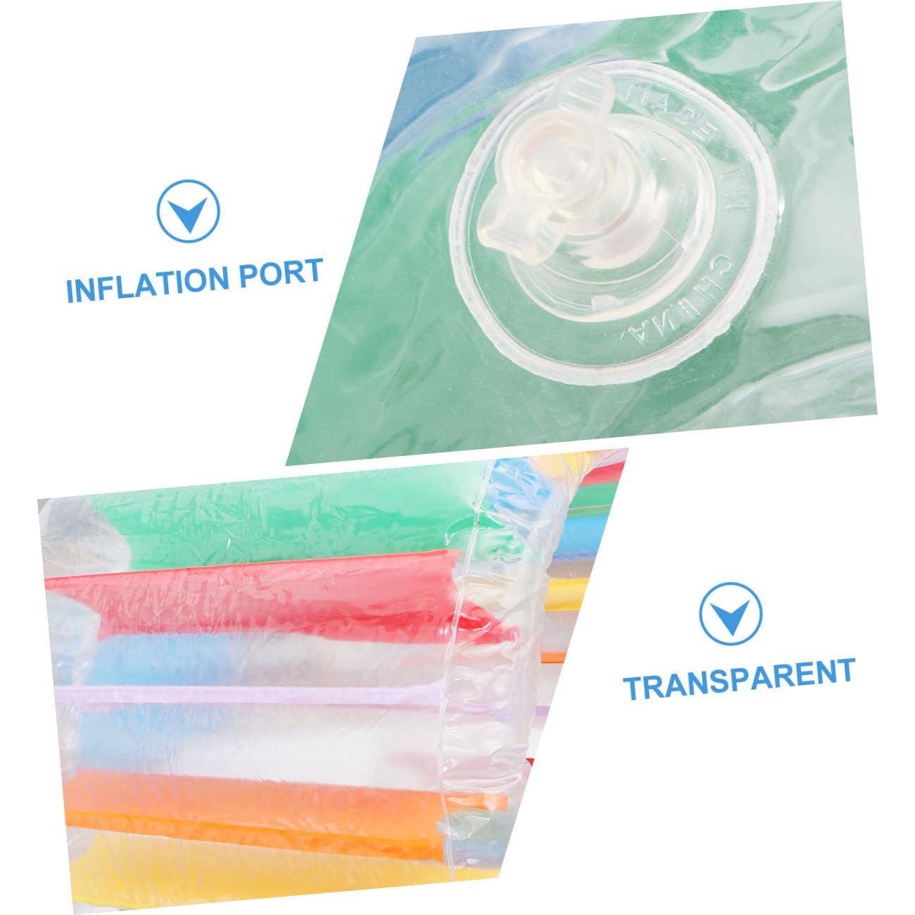 Hohopeti Juguete Inflable de PVC para Piscina y Césped, Rodillo Flotante Colorido y Plegable para Niños y Niñas, Adecuado para Juego Acuático en Interiores y Exteriores