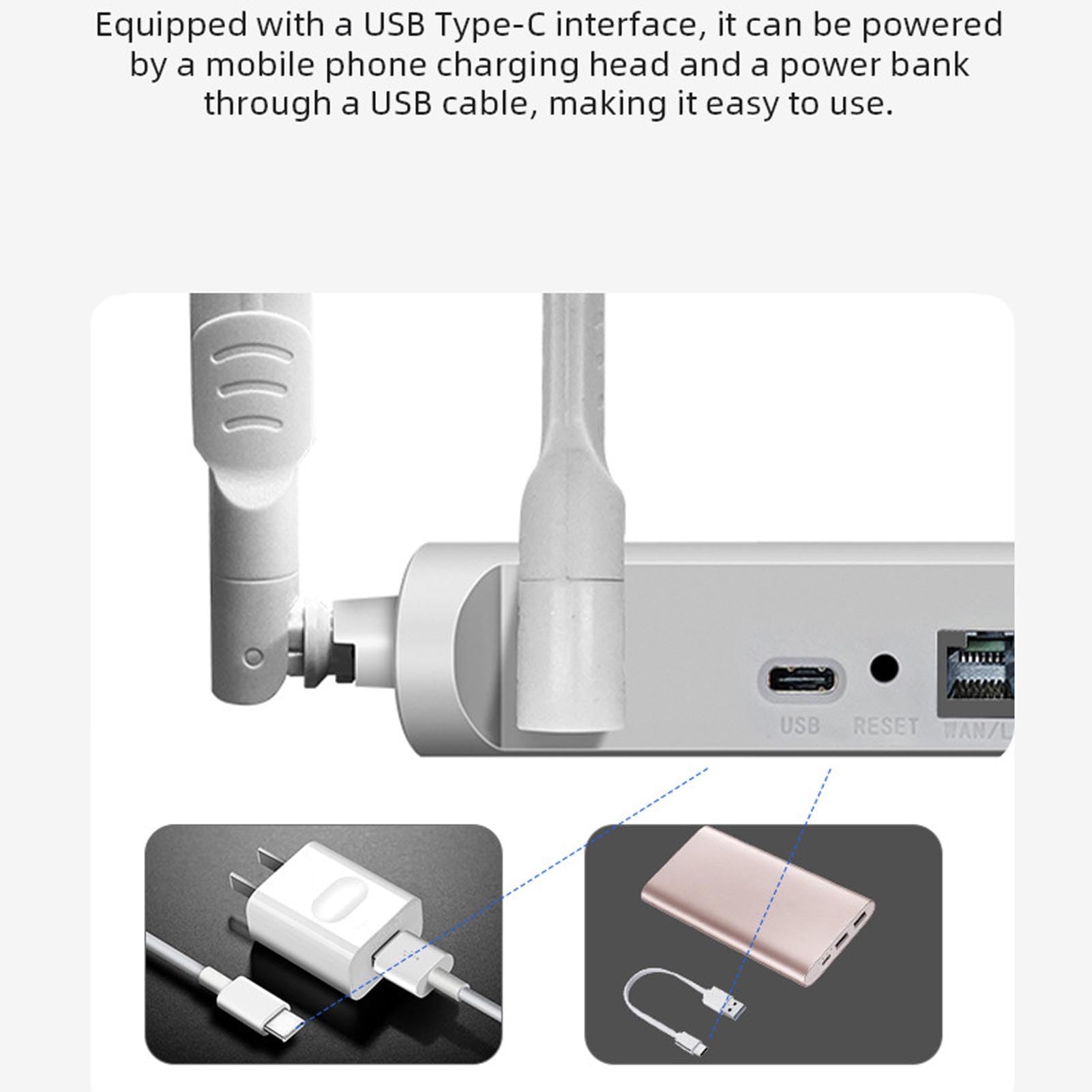 ASHATA Router Bezprzewodowy 4G LTE, Router Hotspot Wi-Fi 6 300 Mb/s z Gniazdem Karty SIM, Przenośny Bezprzewodowy Hotspot CPE 2,4 G z obsługą 4 Anten, Połączenie 32 urządzeń w Podróży