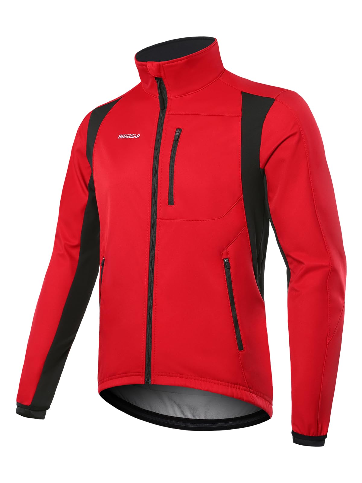 BERGRISAR Cyclisme Homme Veste Velo Vtt Hiver Coupe-vent Thermique Imperméable Maillot Cycliste Running