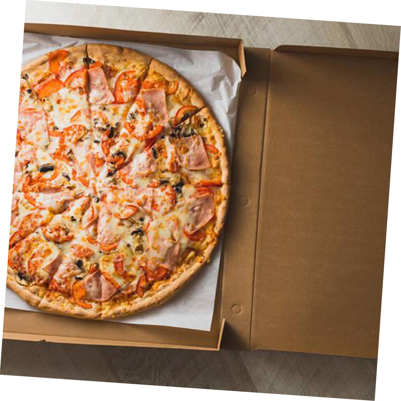 Caja de Pizza de 9 Pulgadas 15 Unidades de Papel Corrugado