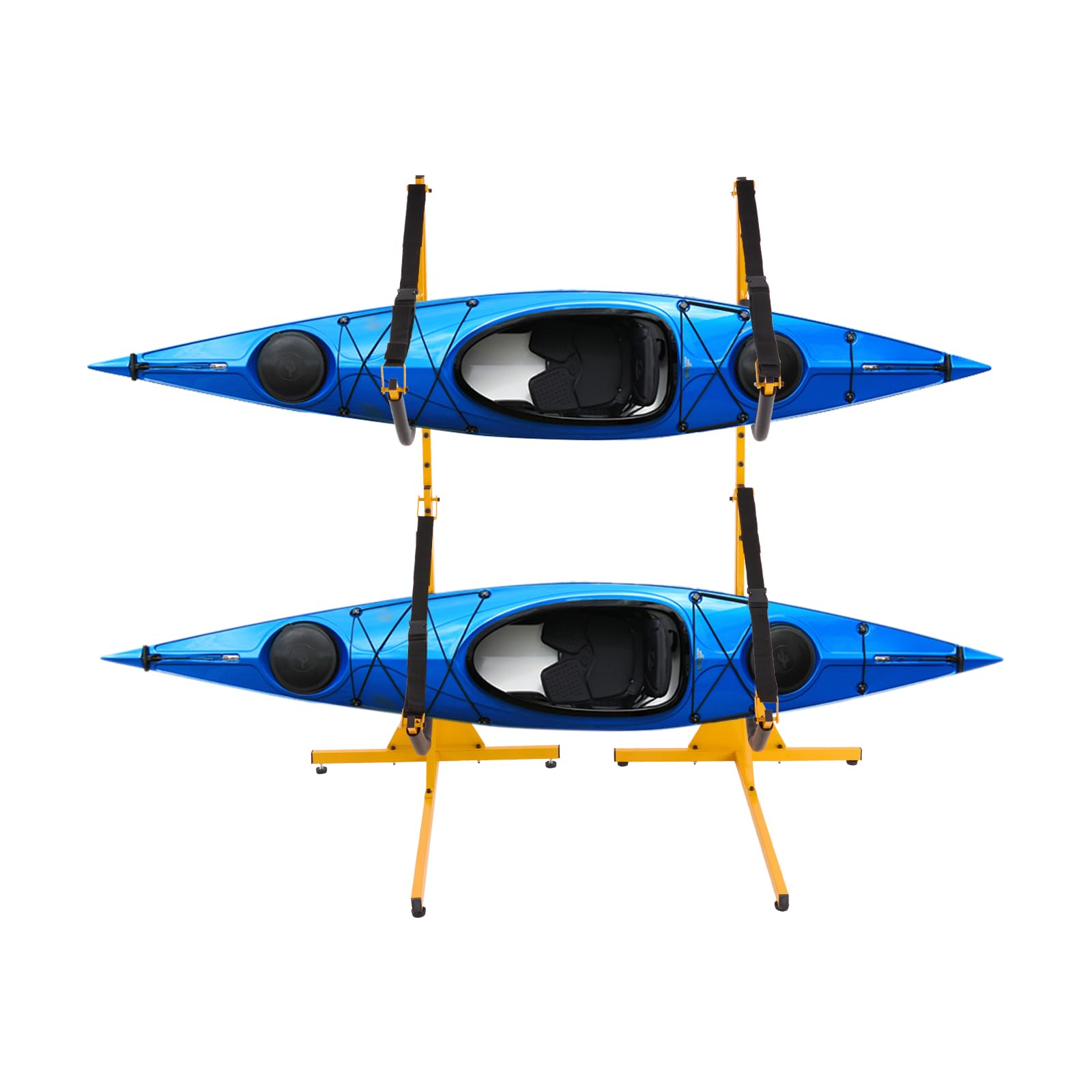 Eleeferri 2Pack Kayak Storage Rack, 2-Boat Free Standing Storage Rack for Kayak, Canoe, 56