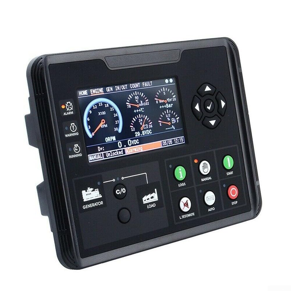 Regolatore del gruppo elettrogeno DC60D, uscite programmabili del relè, regolatore del generatore per diesel/benzina/gas Genset