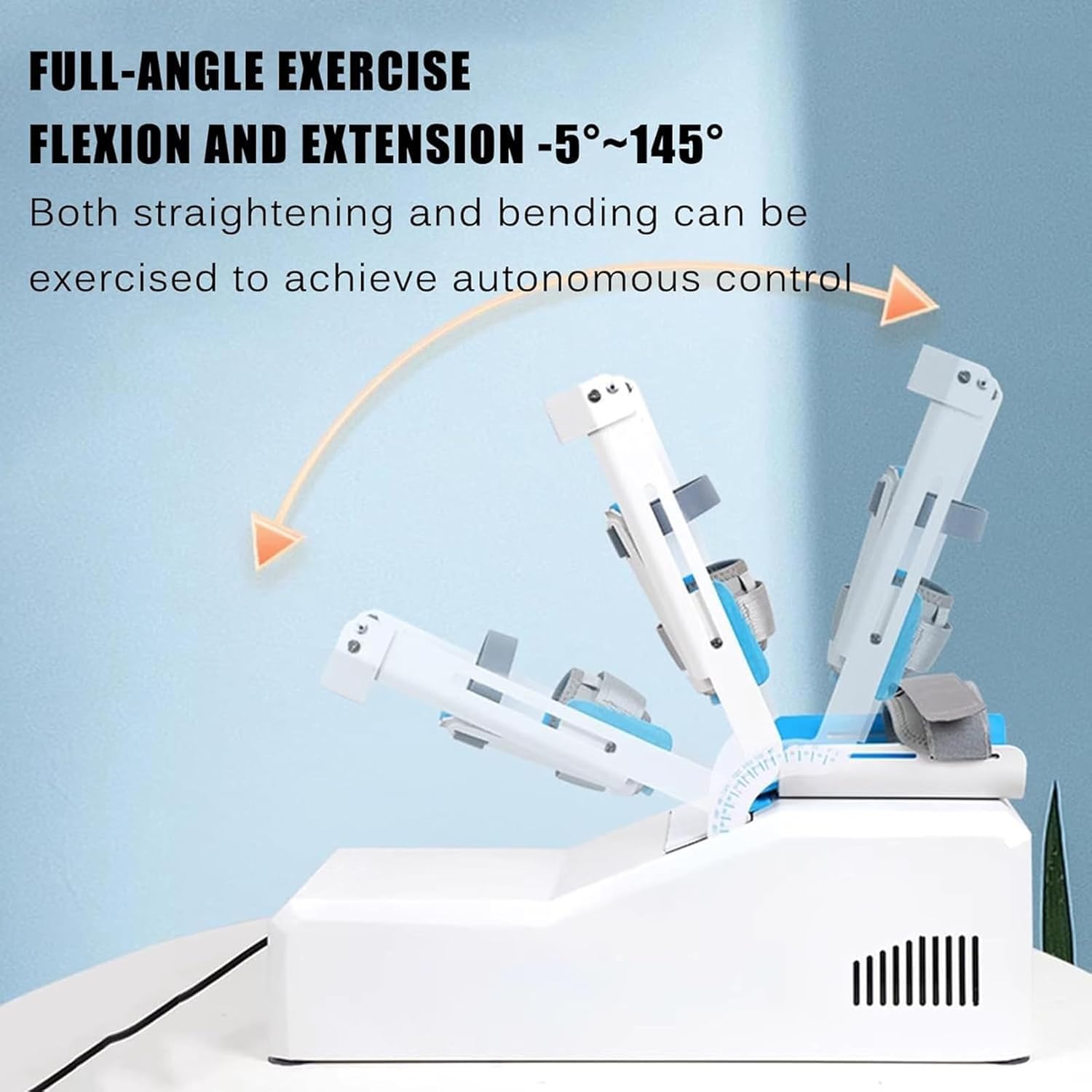 Elektrisches Ellenbogengelenk-Rehabilitationsgerät, Gelenk-Ellenbogenbandage-Armtrainer Mit Fernbedienung, -5°~145° Einstellbarer Winkel, Arm-Rehabilitationsgerät, Für Hemiplegie, Apoplexie, Weichteil