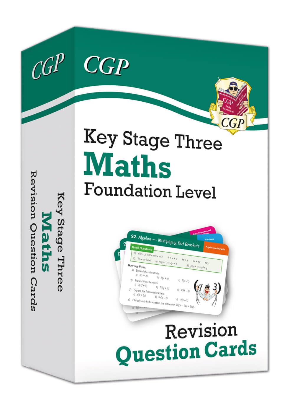 Coordination Group Publications Ltd (CGP) KS3 Maths Revision Question Cards - Foundation