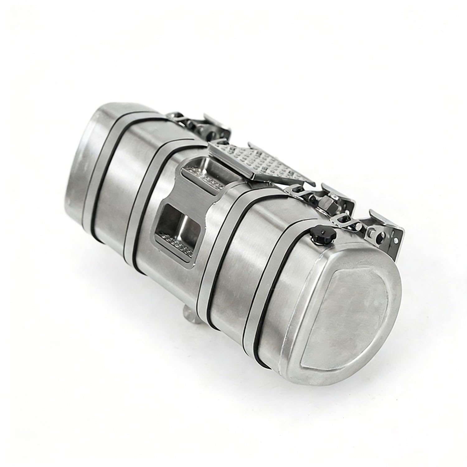 Lesu - Tanque de metal de 150 mm para 1/14 RC para Tamiyay Fh16 Tractor Truck Trailer Model
