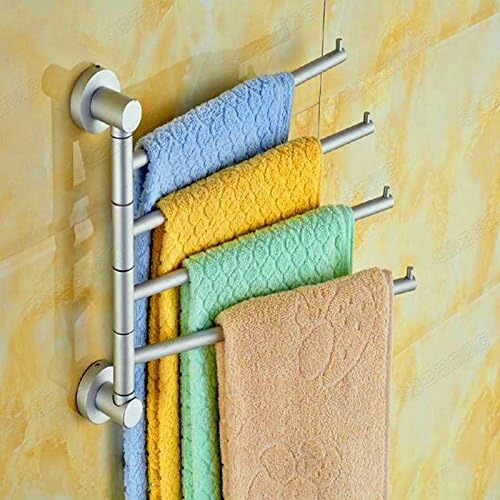 YYCCSolid aluminum towel bars movable rotating in space