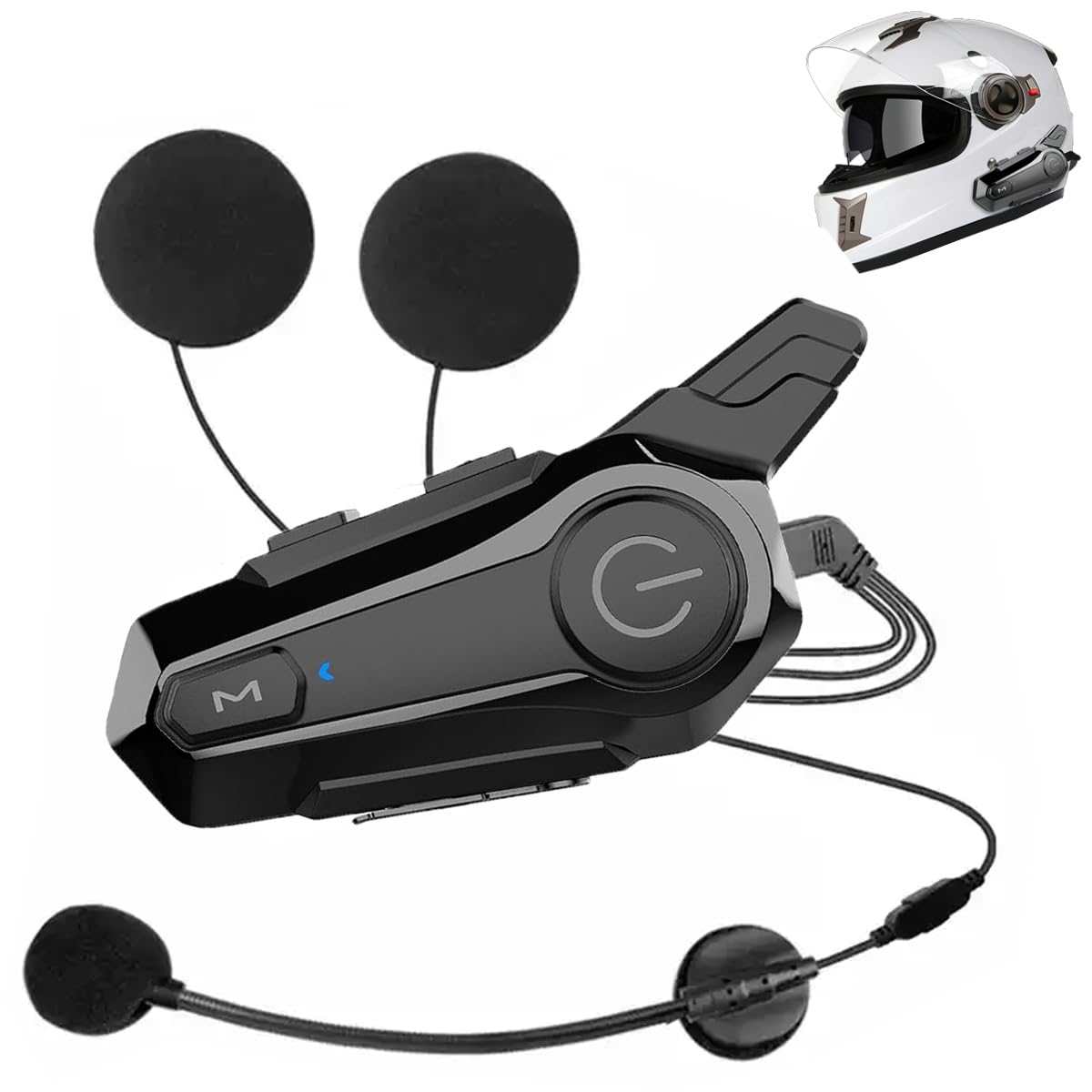 DEVICE OF URBAN INFOTECH Motorcycle Helmet Bluetooth Headset E1